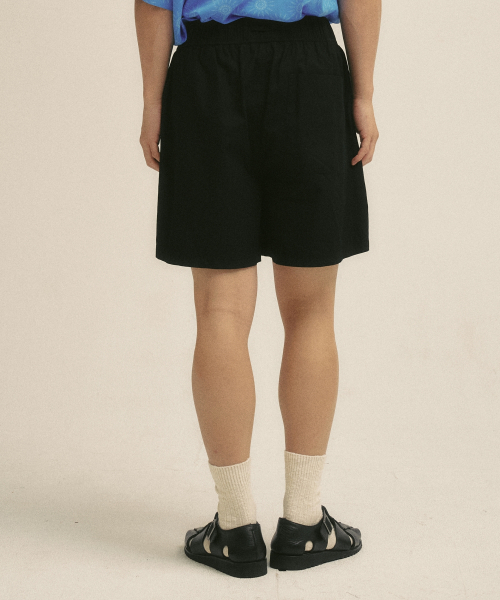 VILLA RAY(ヴィラ・レイ)の「デイリーイージーコットン メンズ ショーツ - ブラック(その他パンツ・メンズ・その他・MEDIUM/LARGE/X-LARGE)」の3枚目の写真