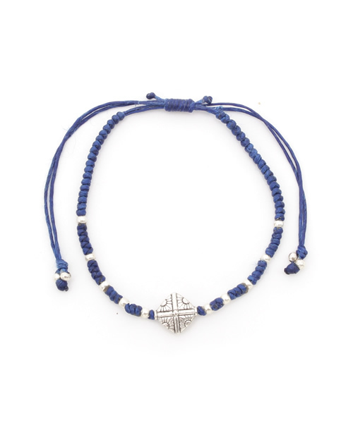 RAGEBLUE（レイジブルー）の「コードアンクレット/722263（アンクレット・メンズ・ネイビー/グレー/レッド・FREE）」の2枚目の写真