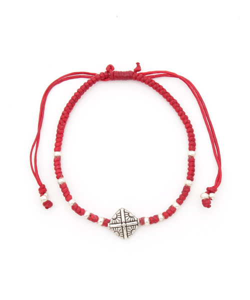 RAGEBLUE（レイジブルー）の「コードアンクレット/722263（アンクレット・メンズ・ネイビー/グレー/レッド・FREE）」の3枚目の写真