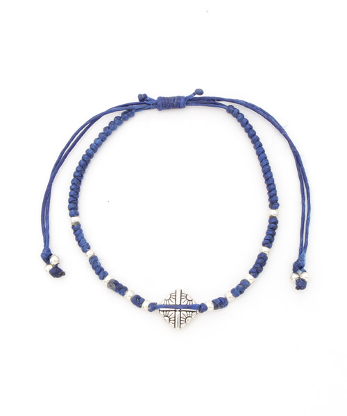 RAGEBLUE（レイジブルー）の「コードアンクレット/722263（アンクレット・メンズ・ネイビー/グレー/レッド・FREE）」の4枚目の写真