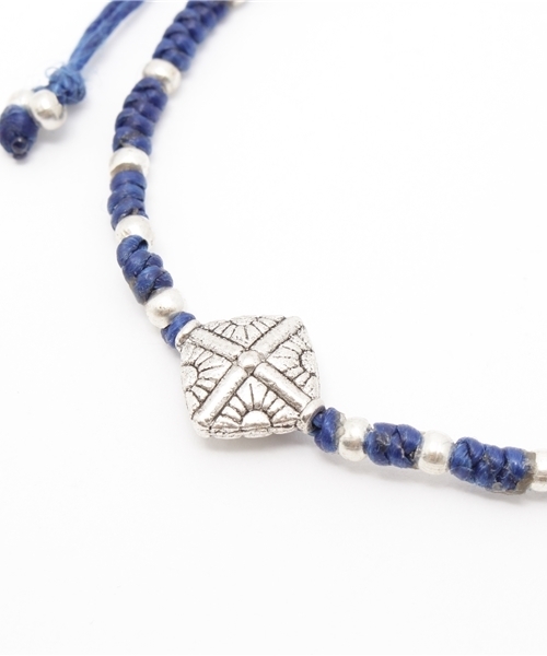 RAGEBLUE（レイジブルー）の「コードアンクレット/722263（アンクレット・メンズ・ネイビー/グレー/レッド・FREE）」の5枚目の写真