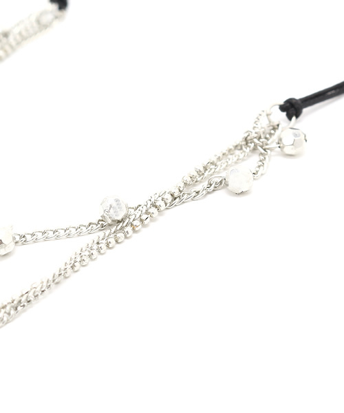 チャイハネ（チャイハネ）の「【チャイハネ】カットビーズロングネックレス（ネックレス・レディース・ゴールド/シルバー・FREE）」の4枚目の写真