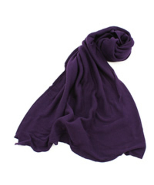 AMERICAN RAG CIE（アメリカンラグシー）の「ストール　ABA-08AWAC001（ストール/ショール・レディース・グレー/ダークパープル/マスタード/レッド/ピンク・FREE）」の3枚目の写真