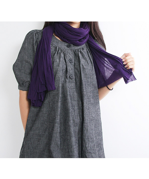 AMERICAN RAG CIE（アメリカンラグシー）の「ストール　ABA-08AWAC001（ストール/ショール・レディース・グレー/ダークパープル/マスタード/レッド/ピンク・FREE）」の11枚目の写真