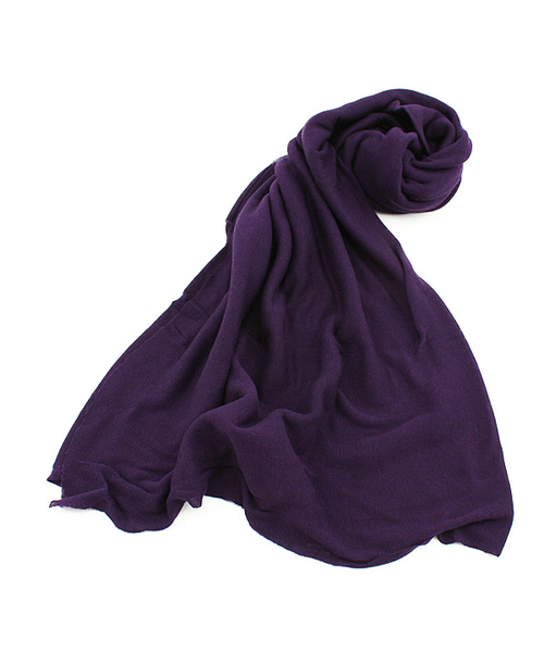 AMERICAN RAG CIE（アメリカンラグシー）の「ストール　ABA-08AWAC001（ストール/ショール・レディース・グレー/ダークパープル/マスタード/レッド/ピンク・FREE）」の12枚目の写真