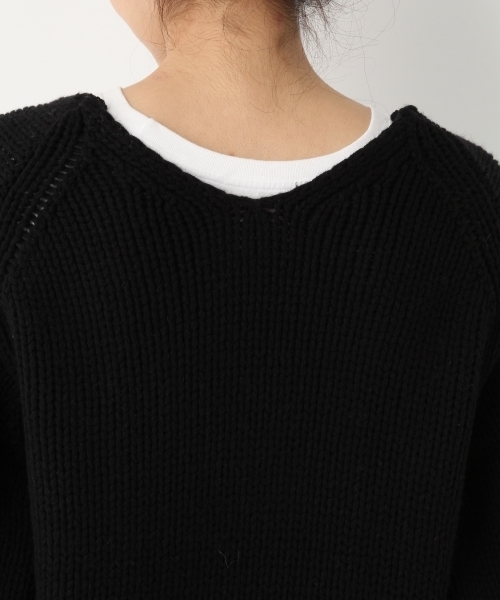 A part by（アパートバイ）の「1.5GCoNyWザックリカーディガン　746617 （カーディガン/ボレロ・レディース・オフホワイト/ブルー/レッド/ブラック・FREE）」の13枚目の写真