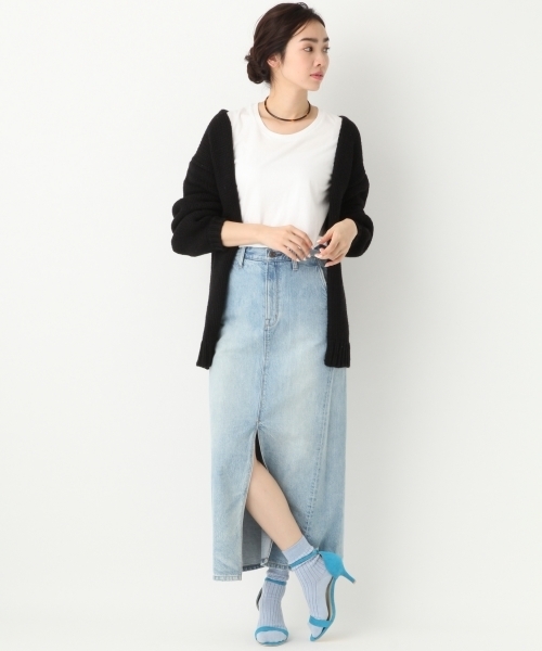 A part by（アパートバイ）の「1.5GCoNyWザックリカーディガン　746617 （カーディガン/ボレロ・レディース・オフホワイト/ブルー/レッド/ブラック・FREE）」の17枚目の写真