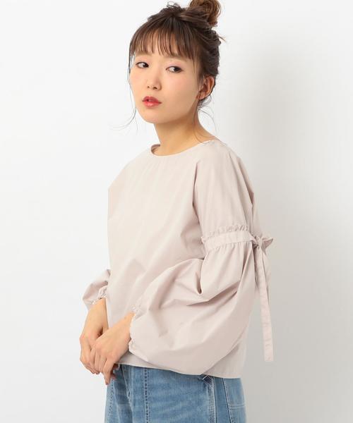 Another Edition（アナザーエディション）の「タイプライターギャザー　ブラウス◆（シャツ/ブラウス・レディース・ホワイト/ライトピンク/イエロー・FREE）」の3枚目の写真