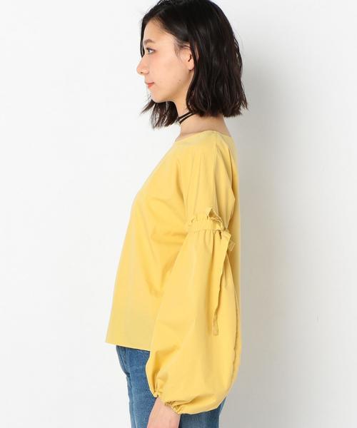 Another Edition（アナザーエディション）の「タイプライターギャザー　ブラウス◆（シャツ/ブラウス・レディース・ホワイト/ライトピンク/イエロー・FREE）」の6枚目の写真