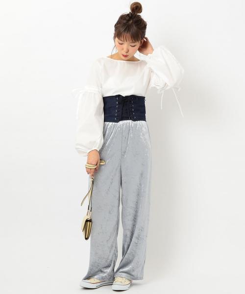 Another Edition（アナザーエディション）の「タイプライターギャザー　ブラウス◆（シャツ/ブラウス・レディース・ホワイト/ライトピンク/イエロー・FREE）」の18枚目の写真