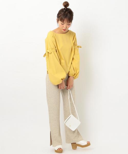 Another Edition（アナザーエディション）の「タイプライターギャザー　ブラウス◆（シャツ/ブラウス・レディース・ホワイト/ライトピンク/イエロー・FREE）」の20枚目の写真