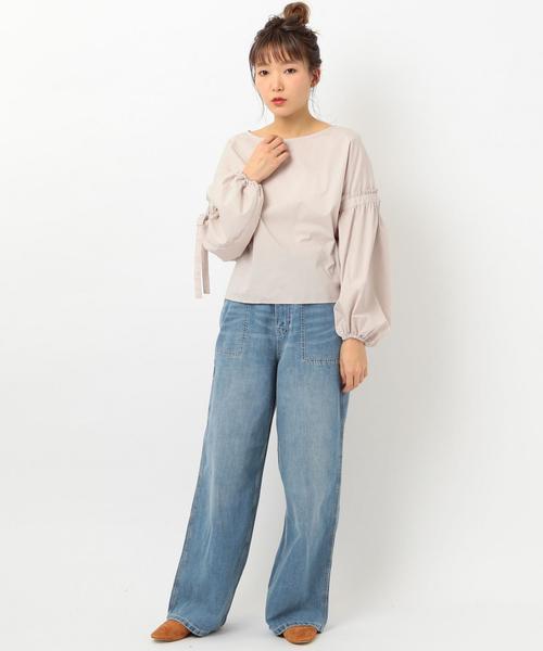 Another Edition（アナザーエディション）の「タイプライターギャザー　ブラウス◆（シャツ/ブラウス・レディース・ホワイト/ライトピンク/イエロー・FREE）」の21枚目の写真