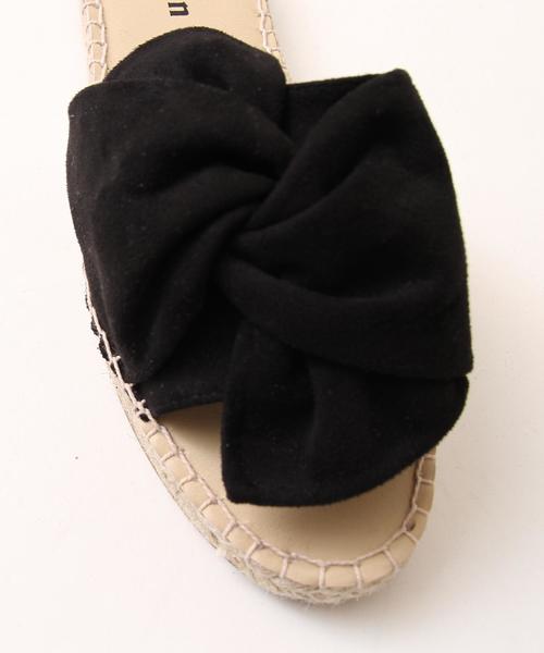coen（コーエン）の「リボンフラットエスパドリーユサンダル（サンダル・レディース・ブラック/ダークブラウン/レッド系その他・LARGE/MEDIUM/SMALL）」の11枚目の写真