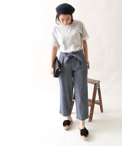 coen（コーエン）の「リボンフラットエスパドリーユサンダル（サンダル・レディース・ブラック/ダークブラウン/レッド系その他・LARGE/MEDIUM/SMALL）」の12枚目の写真