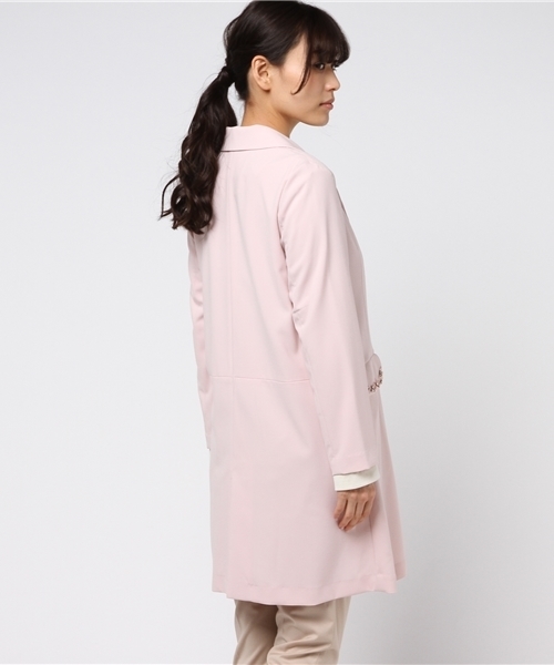 JILL by JILL STUART(ジルバイジルスチュアート)の「SPRING CHESTER(チェスターコート・レディース・グレー/ピンク・SMALL/MEDIUM)」の4枚目の写真