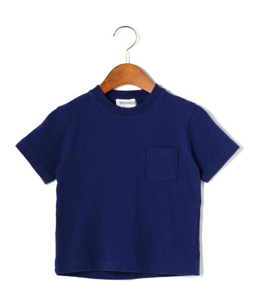 green label relaxing(グリーンレーベルリラクシング)の「STD GLR 吊り鹿の子パイル Tシャツ ◆(Tシャツ/カットソー・キッズ・オフホワイト/ブラック/グレー/ロイヤルブルー・125/105/115)」の4枚目の写真