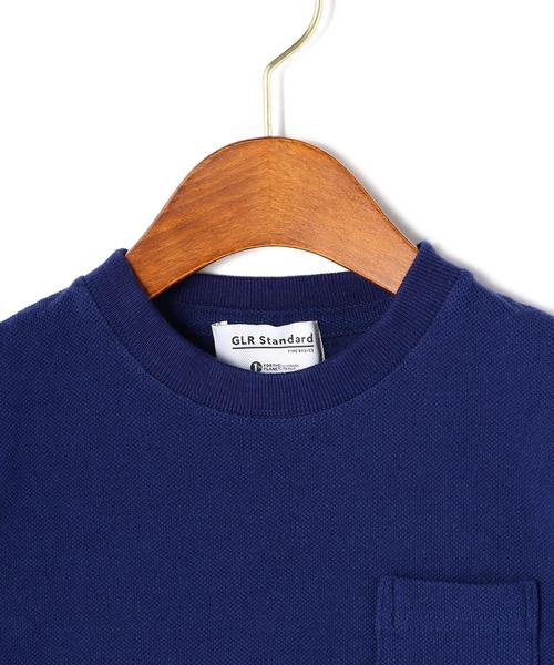 green label relaxing(グリーンレーベルリラクシング)の「STD GLR 吊り鹿の子パイル Tシャツ ◆(Tシャツ/カットソー・キッズ・オフホワイト/ブラック/グレー/ロイヤルブルー・125/105/115)」の6枚目の写真