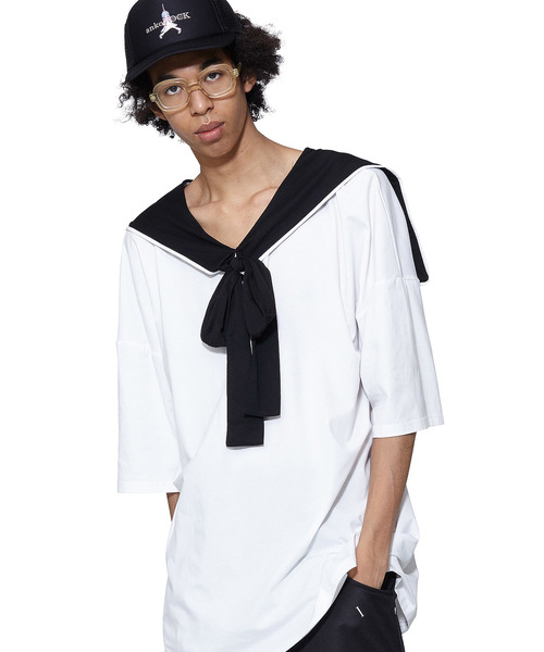 ankoROCK(アンコロック)の「セーラーTシャツ -メガビッグ-(Tシャツ/カットソー・レディース・A/H/C/D/E/F/B/G/I/J/K/L・ONE SIZE)」の10枚目の写真