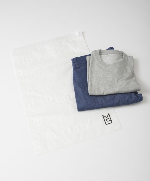 MILESTO（ミレスト）の「MILESTO UTILITY トラベル用圧縮袋セット（トラベルグッズ・メンズ・クリア・ﾌﾘ-）」の3枚目の写真