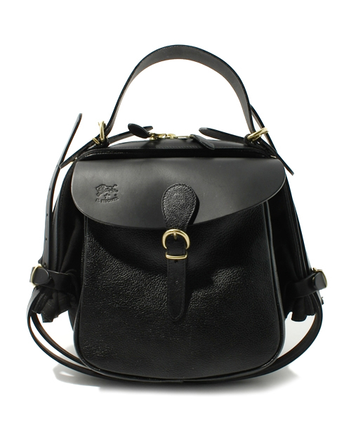 IL BISONTE(イルビゾンテ)の「IL BISONTE / CANVAS x LEATHER / ショルダーバッグ(ショルダーバッグ・レディース・ブラウン/ブラック/ナチュラル/ベージュ系その他/その他2/その他3/その他1・FREE)」の2枚目の写真