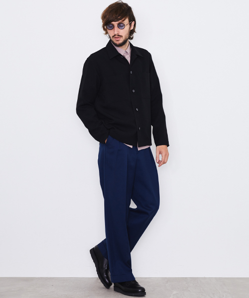 UNITED TOKYO（ユナイテッドトウキョウ）の「ビックポケットシャツブルゾン（ブルゾン・メンズ・ブラック/グリーン・2/1/3）」の8枚目の写真