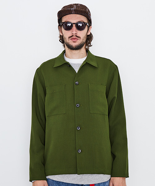 UNITED TOKYO（ユナイテッドトウキョウ）の「ビックポケットシャツブルゾン（ブルゾン・メンズ・ブラック/グリーン・2/1/3）」の9枚目の写真