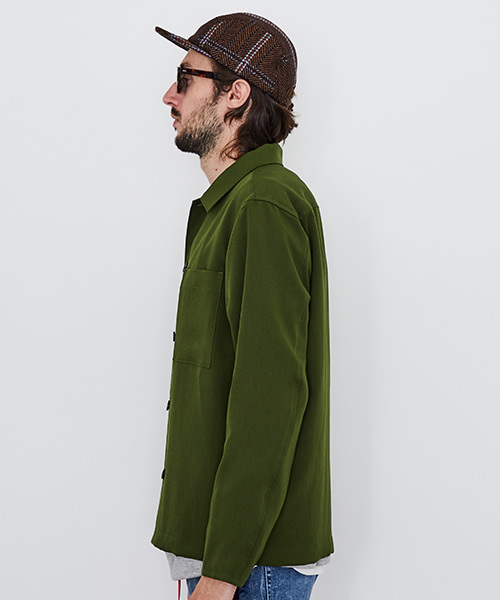 UNITED TOKYO（ユナイテッドトウキョウ）の「ビックポケットシャツブルゾン（ブルゾン・メンズ・ブラック/グリーン・2/1/3）」の10枚目の写真