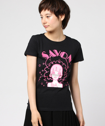 ルネブティック Tシャツ SAVON ガールズサイズ ブラック