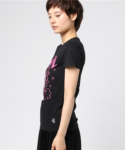 MEDICOM TOY(メディコムトイ)の「ルネブティック Tシャツ SAVON ガールズサイズ ブラック(Tシャツ/カットソー・レディース・ブラック・MEDIUM/SMALL/LARGE)」の3枚目の写真