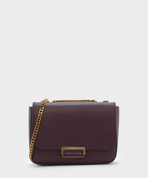 プッシュロックチェーンスリングバッグ / PUSH-LOCK CHAIN SLING BAG