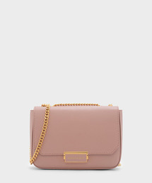 プッシュロックチェーンスリングバッグ / PUSH-LOCK CHAIN SLING BAG