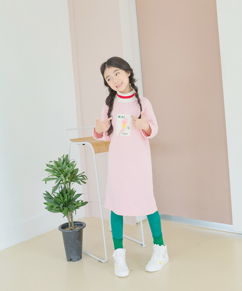I LOVE J(アイラブジェイ)の「JK3.品質・色感・素材も完璧Jベーシックレギンス(レギンス/スパッツ・キッズ・ネイビー/ベビーピンク/ブラック/アイボリー/イエロー/チャコールグレー/ブラウン/グリーン/グレー/ライトパープル/ピンク/オレンジ・3XL/L/XL/2XL/S/M)」の14枚目の写真