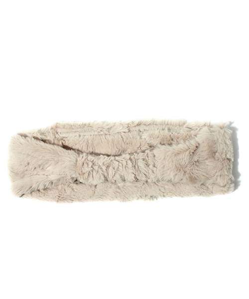 Kastane（カスタネ）の「ファーヘアバンド（その他ヘアアクセサリー・レディース・ブラウン/クリーム/ピンクベージュ/ブラック・FREE）」の5枚目の写真