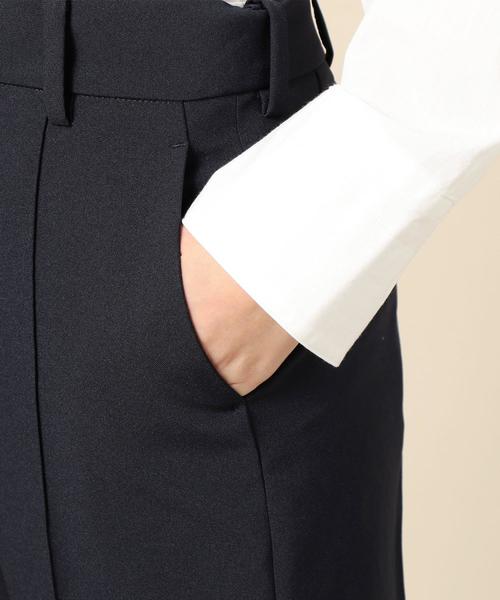 BEAUTY&YOUTH UNITED ARROWS（ビューティーアンドユースユナイテッドアローズ）の「BY テーパードスリット9分丈パンツ o（その他パンツ・レディース・イエロー/ネイビー・MEDIUM/SMALL/LARGE）」の9枚目の写真