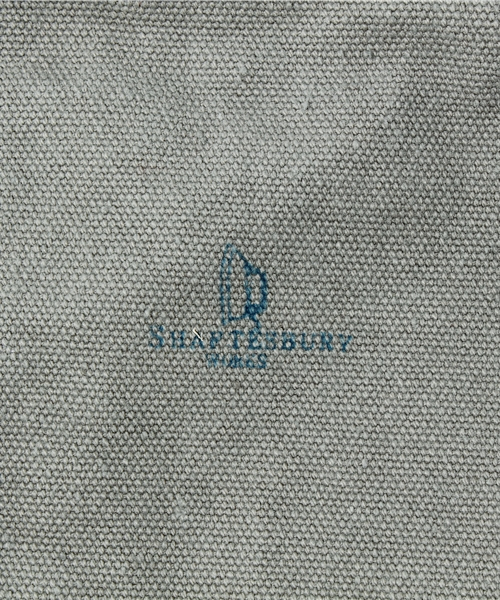 R.NEWBOLD(アールニューボールド)の「OLD&NEW/CANVAS TOTE BAG/135014(トートバッグ・メンズ・オフホワイト/グレー/ブルー・FREE)」の9枚目の写真