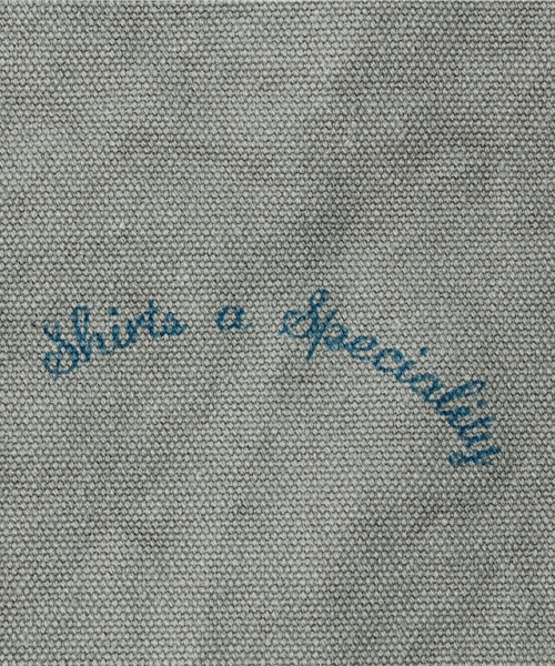 R.NEWBOLD(アールニューボールド)の「OLD&NEW/CANVAS TOTE BAG/135014(トートバッグ・メンズ・オフホワイト/グレー/ブルー・FREE)」の10枚目の写真