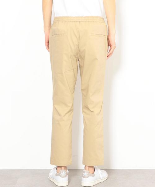 green label relaxing(グリーンレーベルリラクシング)の「SC STRCドビー イージー 9分丈 クロップド パンツ <吸水速乾> ◆(その他パンツ・メンズ・ベージュ/ネイビー/オリーブ・S/XL/XS/L/M)」の4枚目の写真