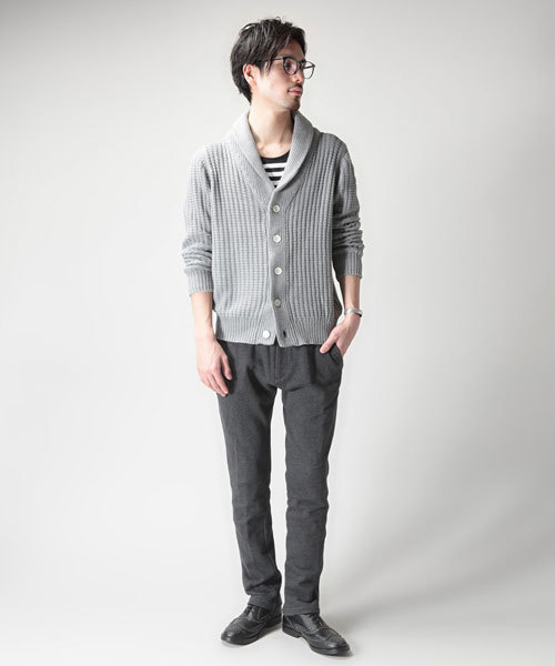 NANO universe(ナノユニバース)の「Jerseyスラックス(スラックス・メンズ・グレー/チャコール・SMALL/MEDIUM/LARGE/X-LARGE)」の14枚目の写真