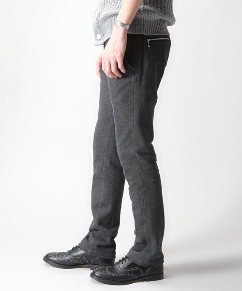 NANO universe(ナノユニバース)の「Jerseyスラックス(スラックス・メンズ・グレー/チャコール・SMALL/MEDIUM/LARGE/X-LARGE)」の6枚目の写真