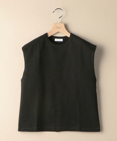BEAUTY&YOUTH UNITED ARROWS(ビューティーアンドユースユナイテッドアローズ)の「BY ヘビーコットン裏毛フレンチスリーブカットソー ◆(Tシャツ/カットソー・レディース・ナチュラル/ブラック/モカ・FREE)」の14枚目の写真