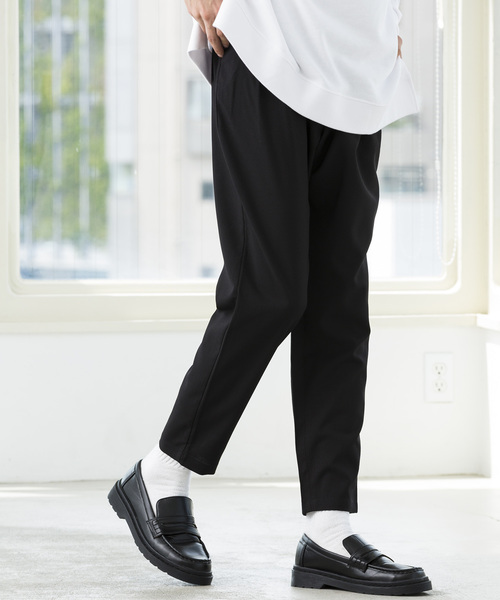 WEGO（ウィゴー）の「WEGO/ストレッチペグトップスラックス（スラックス・メンズ・ブラック/ワイン・SMALL/MEDIUM/LARGE）」の2枚目の写真