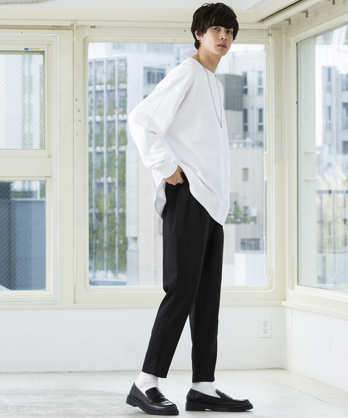 WEGO（ウィゴー）の「WEGO/ストレッチペグトップスラックス（スラックス・メンズ・ブラック/ワイン・SMALL/MEDIUM/LARGE）」の16枚目の写真