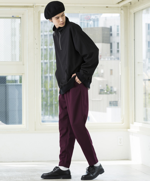 WEGO（ウィゴー）の「WEGO/ストレッチペグトップスラックス（スラックス・メンズ・ブラック/ワイン・SMALL/MEDIUM/LARGE）」の11枚目の写真