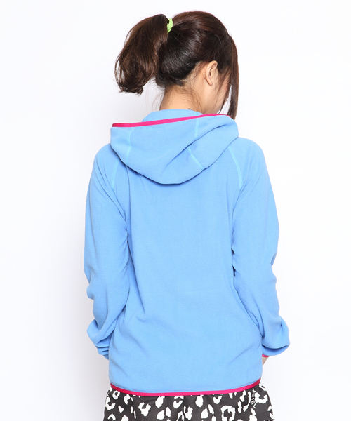 X-girl（エックスガール）の「FLEECE HOODY（その他アウター・レディース・ピンク/ブルー・SMALL/MEDIUM）」の5枚目の写真