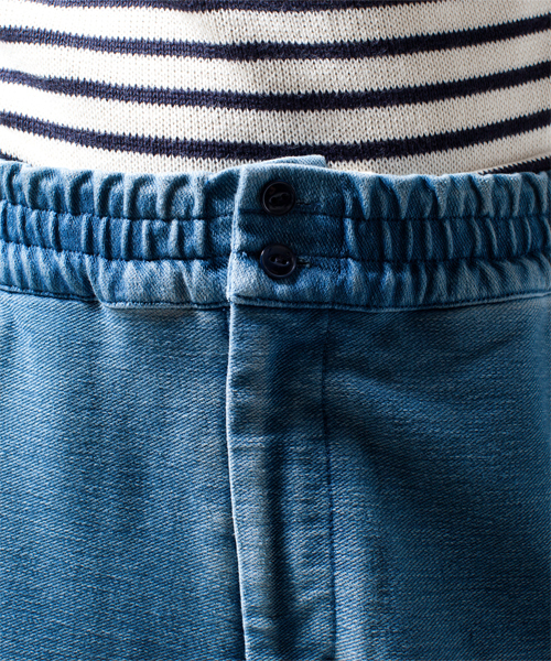 NANO universe（ナノユニバース）の「LOST DESSAU(ロストデッザウ)/ インディゴニットクロップド（その他パンツ・メンズ・インディゴブルー/サックスブルー/ネイビー・44/46/48）」の6枚目の写真