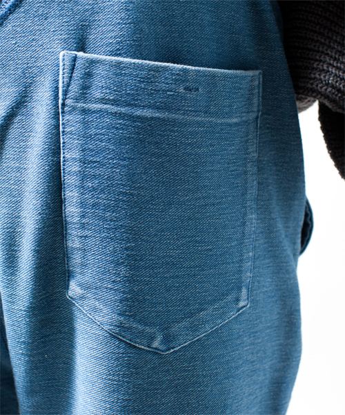 NANO universe（ナノユニバース）の「LOST DESSAU(ロストデッザウ)/ インディゴニットクロップド（その他パンツ・メンズ・インディゴブルー/サックスブルー/ネイビー・44/46/48）」の9枚目の写真