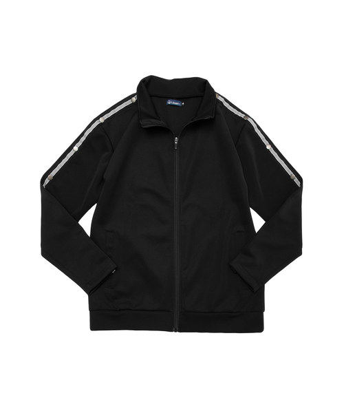 MinoriTY（マイノリティ）の「スナップボタントラックジャケット ラインジャージ（その他アウター・メンズ・パープル/テラコッタ/ブラック系その他/ブラック系その他2・M/L）」の9枚目の写真