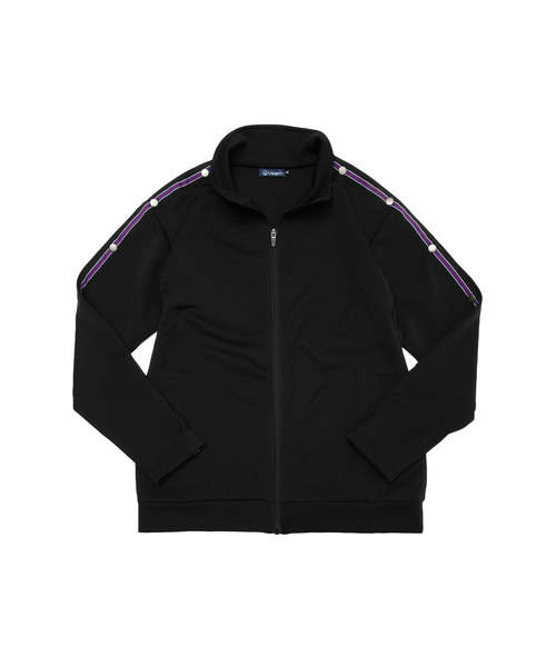 MinoriTY（マイノリティ）の「スナップボタントラックジャケット ラインジャージ（その他アウター・メンズ・パープル/テラコッタ/ブラック系その他/ブラック系その他2・M/L）」の16枚目の写真
