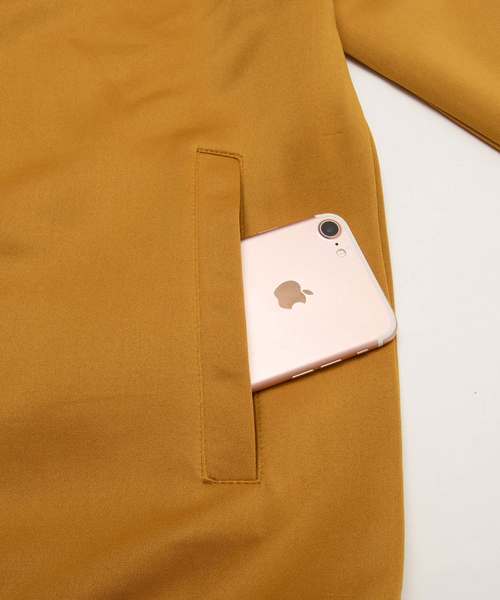 MinoriTY（マイノリティ）の「スナップボタントラックジャケット ラインジャージ（その他アウター・メンズ・パープル/テラコッタ/ブラック系その他/ブラック系その他2・M/L）」の6枚目の写真