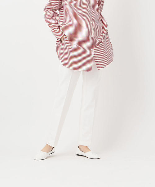 Steven Alan(スティーブンアラン)の「<Steven Alan>COTTON DENIM STRAIGHT TROUSERS/デニムパンツ(デニムパンツ・レディース・ブラック/ホワイト/コバルトブルー・X-SMALL/LARGE/MEDIUM/SMALL)」の1枚目の写真